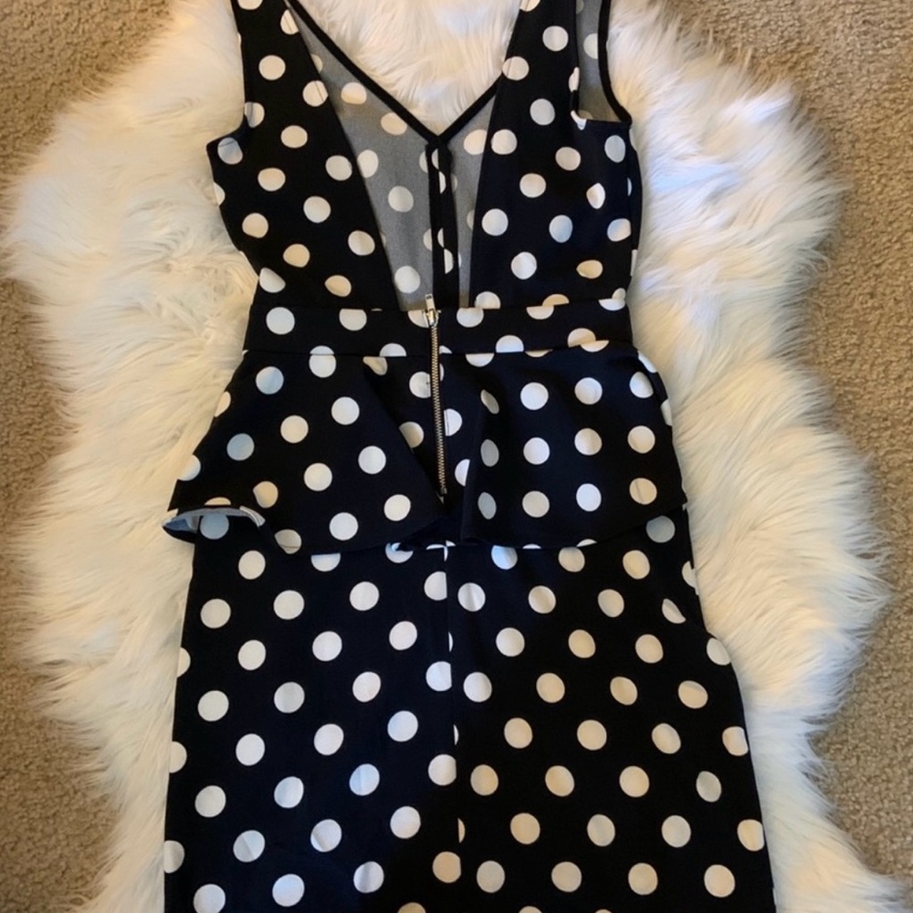 H&M Black and White Polka Dot Dress - Picture 6 of 7